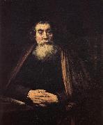 REMBRANDT Harmenszoon van Rijn Portrait of an Old Man oil